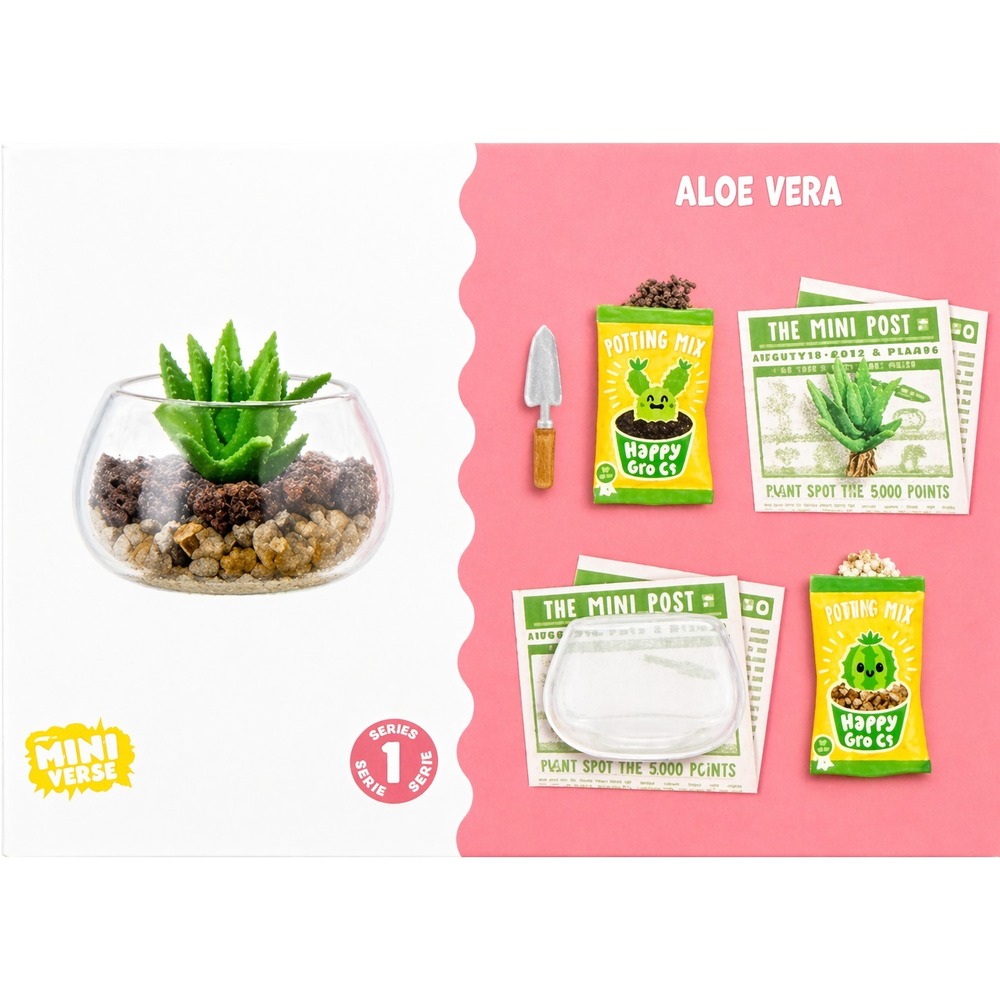 MGA Miniverse *Make it Mini Lifestyle Series 1* Aloe Vera Succulent - Picture 2 of 6